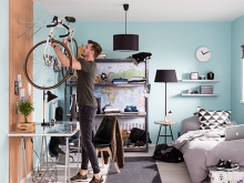 MN4W Wohnstil einrichten mit kleinem Budget: Fahrradhaltertung / Globetrotter