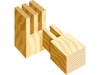 Ratgeber Holzverbindungen: Doppelschlitz und -zapfen