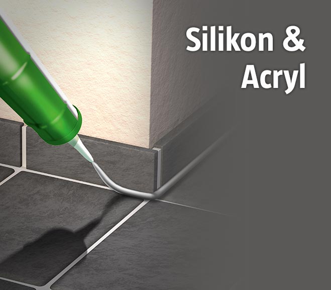 Silikon und Acryl