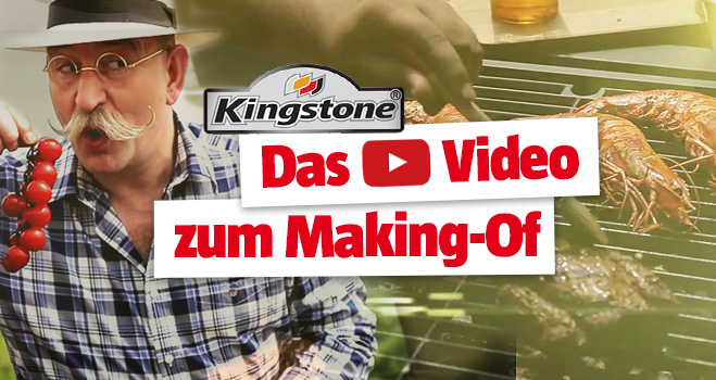 Kingstone Markenshop Makiing-Of Video vom Shooting mit Hotst Licher