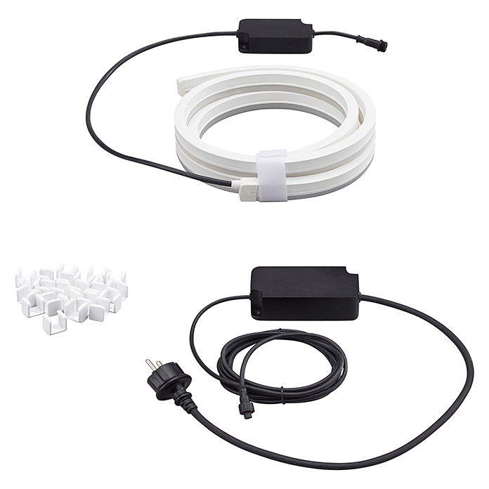 Cable alargador RGB para LED tiras 4 pin casquillo 1m negro