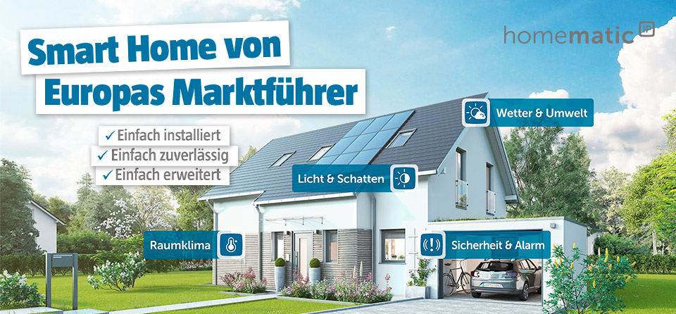 Smart Home von Europas Marktführer - Homematic