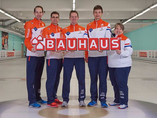 BAUHAUS sponsort Nederlands Curlingteam
