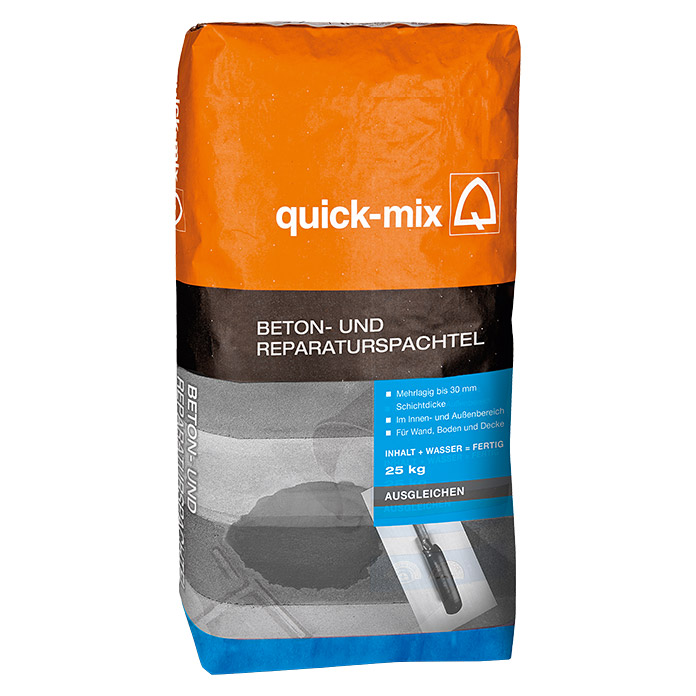 Quick-Mix Beton- & Reparaturspachtel (25 kg, Chromatarm) | BAUHAUS